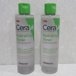 CERAVE💥HYDRATING TONER FOR NORMAL TO DRY SKIN 6.8 OZ - LOT OF 2💥